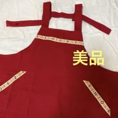 赤色 KENZO ロゴ入りエプロン - メルカリ