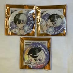 AMPTAK×COLORS まぜ太 缶バッジ 3点セットのサムネイル