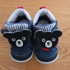 miki house DOUBLE.B ベビーシューズ デニム 12cmのサムネイル