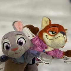 ニック・ワイルド＆ジュディ・ホップス ぬいぐるみ ニック・ワイルドとジュディ・ホップスぬいぐるみセット - メルカリ