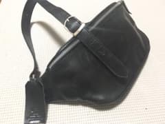 1203manoface  ハンドメイドフルレザーボディーバッグのサムネイル