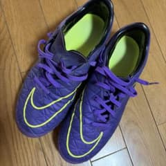 Nike サッカーシューズ 紫色/イエロー NIKE ナイキ ファントム GX II エリート FG NU1(パープル×イエロー