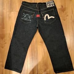 の*ん様 EVISU エヴィス 大黒ペイント デニムパンツ W38 - メルカリ