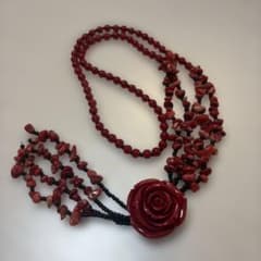 薔薇モチーフ　ネックレスのサムネイル