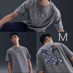 遊戯王 NIKE ソロスウッシュ Tシャツ 城之内 JOEY グレー　XL Nike × 遊戯王 グレー Tシャツ Mサイズ 城之内 - メルカリ