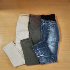 マタニティパンツ　３本まとめ売りのサムネイル