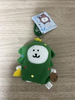 自分ツッコミくま　マスコットキーホルダー　ぬいぐるみ　キーホルダー　クリスマスのサムネイル