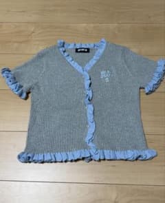 MARY QUANT リブフリルカーディガンのサムネイル