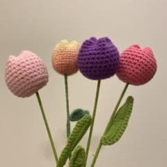 ハンドメイド かぎ針編み お花のサムネイル