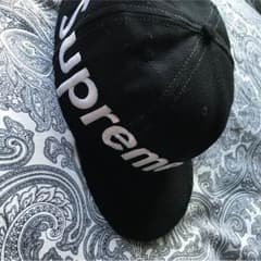 (ノブ様専用)  supreme サイドロゴ キャップ 黒のサムネイル