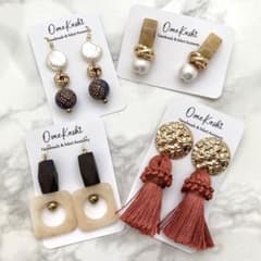 【おまとめ売り】ハンドメイド♡ピアス　大ぶり　カジュアルのサムネイル