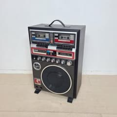SANYO サンヨー カラオケ　ラジカセ カセットレコーダー PAT-K3WZ ◇中古 SANYO/サンヨー PAT-K3WX カラオケ マシン 昭和レトロ カセット