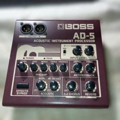 BOSS AD-5 アコースティックプロセッサー　1997年　名機　作動確認済み BOSS AD-5 アコースティックプロセッサー 1997年 名機 作動確認済み