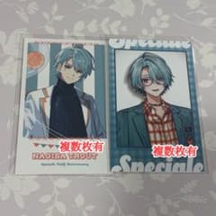 渚トラウト デビューチェキ Speciale 渚トラウト デビューハフアニランダムチェキ風カード2枚