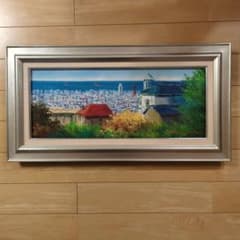 「神戸風景」画 　小公子銀フレーム 横長（小林幸三）W3 神戸風景」画 小公子銀フレーム 横長（小林幸三）W3 - メルカリ