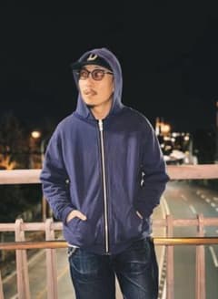 ジャンキークラシックスオリジナル　 NOS ZIPUPパーカー　セパポケ　ナス紺 ジャンキークラシックスオリジナル NOS ZIPUPパーカー セパポケ ナス紺