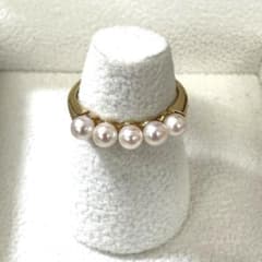 MIKIMOTO ミキモト K18 刻印あり ベビー パール リング 7号 - メルカリ