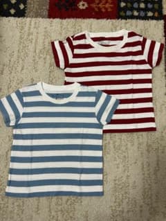 ストライプTシャツ2枚セットのサムネイル