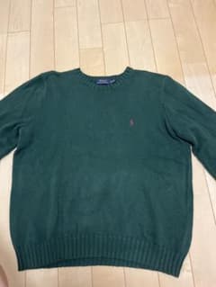 Polo Ralph Lauren クルーネックニット グリーン XL - メルカリ