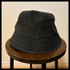 【新品】 デニム調 ブラック バケットハット レディースのサムネイル