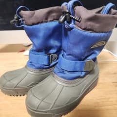 モンベル Montbell パウダーブーツ スノー 20cm 青ブルー 雪遊びのサムネイル