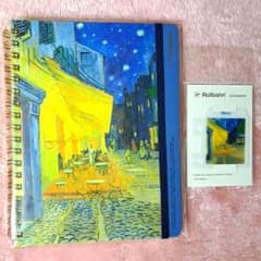 大ゴッホ展 限定 ロルバーン ノート 夜のカフェテラス ブックマーク