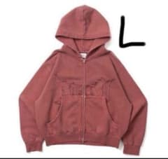 BLESS U ジップパーカーブレスユー blessu レッド フードパーカーのサムネイル