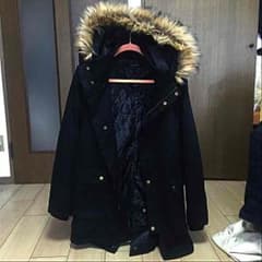 美品 モッズコート Lサイズ ブラックのサムネイル