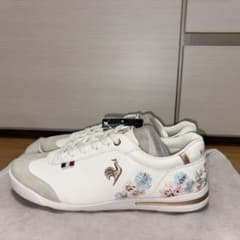 le coq sportif 花柄刺繍 スニーカー ホワイト　PAUL&JOEのサムネイル