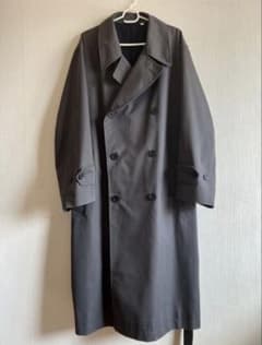 ユニクロ　メンズ トレンチコート ダークグレー Lサイズ