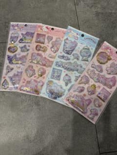 サンリオ キラキラカプセルシール 4枚セットのサムネイル