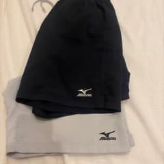 Mizuno ハーフパンツ 黒 灰色 2枚セットのサムネイル