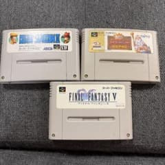 スーパーファミコン ソフト 3本セットのサムネイル
