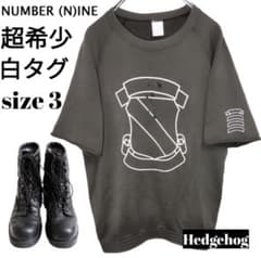 希少白タグ】NUMBERNINE ナンバーナイン エンブレム 半袖 スウェット