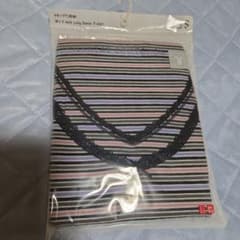 UNIQLO VネックT(長袖) S ボーダーのサムネイル