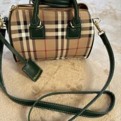 在庫処分タイムセール　BURBERRY チェック柄 2way ミニバッグ自宅保管のサムネイル