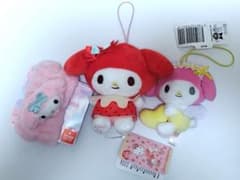 サンリオ　プライズ品　マイメロディ マスコットチャーム3体セットのサムネイル