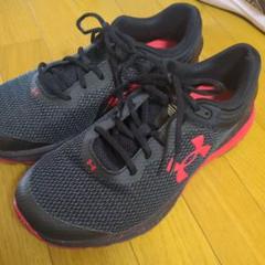 Under Armour ランニングシューズ ブラック/レッド30cm アンダーアーマー（UNDER ARMOUR）ランニングシューズ