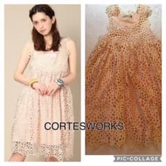 정가 2만 [좋은] CORTESWORKS 코르테스웍스 플라워 레이스 원피스