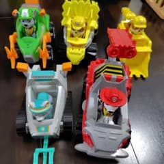 パウ・パトロール フィギュア付きビークル 5台セットのサムネイル