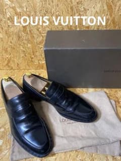 【美品】LOUIS VUITTON ローファー ブラックのサムネイル