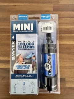 Sawyer Mini Water Filtration System携帯浄水器のサムネイル