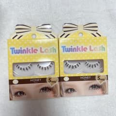TwinkleLash トゥインクルラッシュ M-3 つけまつげ 下まつげ 2箱