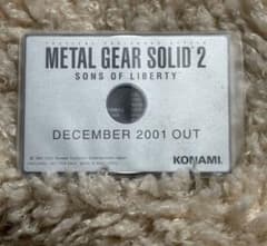 メタルギアソリッド2 SONS OF LIBERTY Optical Card - メルカリ