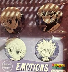 HUNTER×HUNTER 缶バッジ4個セット EMOTIONS キルア - メルカリ