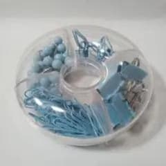 青いクリップケースセット - メルカリ