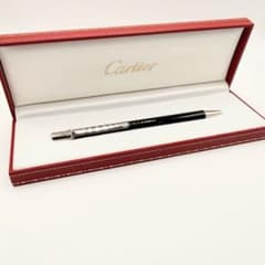 Cartier ボールペン ディアボロ ブラック×シルバー ケース付き - メルカリ