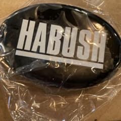 HABUSH ロゴ コインケース 黒　Awichのサムネイル
