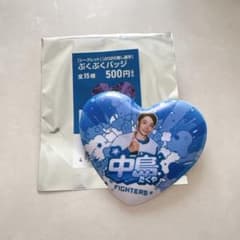 北海道日本ハムファイターズ 中島卓也 ぷくぷくバッジのサムネイル