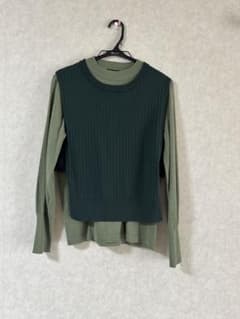 値下げ中！！【新品・未使用】INDIVI 薄手ニット ニットベストのサムネイル